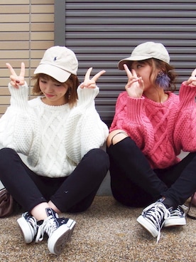 「GRL（グレイル）のアイテム（ピアス（両耳用））」を使った、maamin♡さん（レディース・156cm）の秋コーディネート