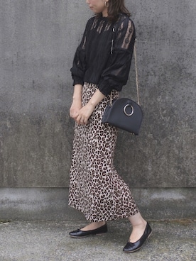 「GRL（グレイル）のアイテム（ピアス（両耳用））」を使った、maamin♡さん（レディース・156cm）の秋コーディネート