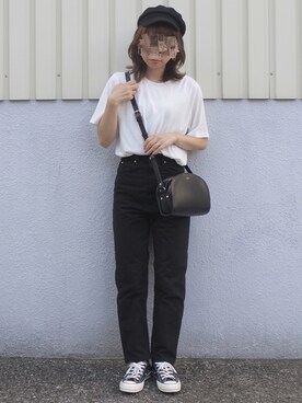 「GRL（グレイル）のアイテム（ピアス（両耳用））」を使った、maamin♡さん（レディース・156cm）の秋コーディネート