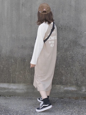 「GRL（グレイル）のアイテム（ピアス（両耳用））」を使った、maamin♡さん（レディース・156cm）の秋コーディネート