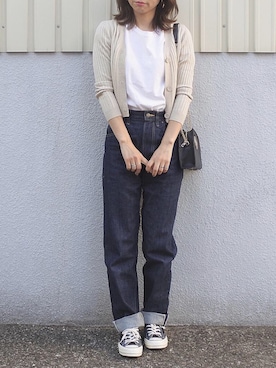 「GRL（グレイル）のアイテム（ピアス（両耳用））」を使った、maamin♡さん（レディース・156cm）の秋コーディネート