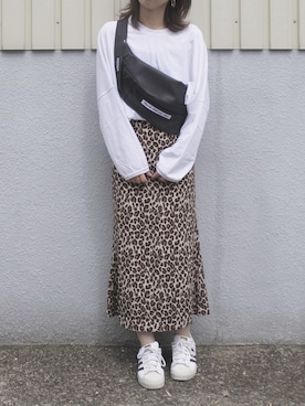 「GRL（グレイル）のアイテム（ピアス（両耳用））」を使った、maamin♡さん（レディース・156cm）の秋コーディネート