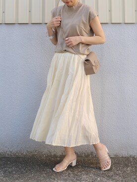 「GRL（グレイル）のアイテム（リング）」を使った、maamin♡さん（レディース・156cm）の春コーディネート