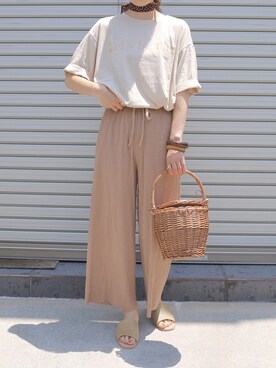 「GRL（グレイル）のアイテム（リング）」を使った、maamin♡さん（レディース・156cm）の夏コーディネート