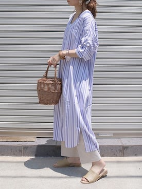 「GRL（グレイル）のアイテム（リング）」を使った、maamin♡さん（レディース・155cm）の夏コーディネート