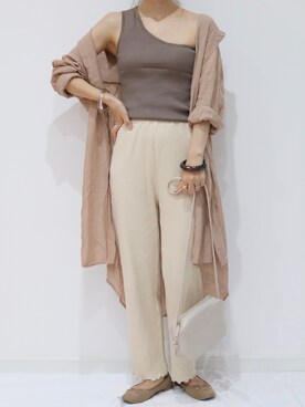 「LOWRYS FARM（ローリーズファーム）のヘンケイバングル　831862（バングル/リストバンド）」を使った、maamin♡さん（レディース・156cm）の秋コーディネート