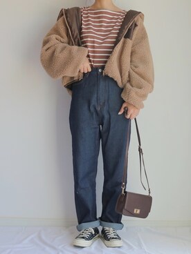 「ADOLESCENCE （アドレセンス）のアイテム」を使った、maamin♡さん（レディース・156cm）の秋コーディネート