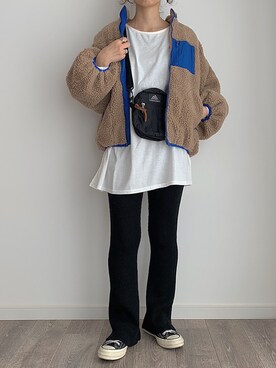 「ADOLESCENCE （アドレセンス）のアイテム」を使った、maamin♡さん（レディース・156cm）の冬コーディネート