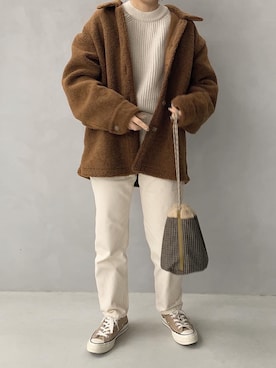 maamin♡さん（レディース・156cm）の冬コーディネート