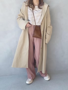 「ボーター」｜maamin♡さん（レディース・156cm）の春コーディネート