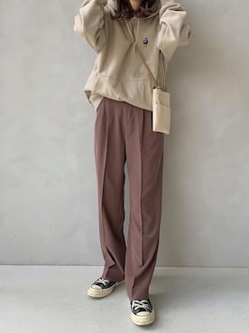 「GRL（グレイル）のアイテム（リング）」を使った、maamin♡さん（レディース・156cm）の秋コーディネート