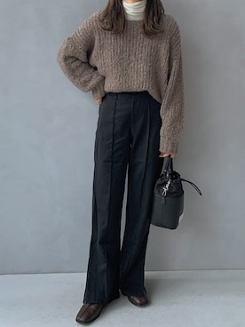 「アイテム（パンプス）」を使った、maamin♡さん（レディース・156cm）の秋コーディネート