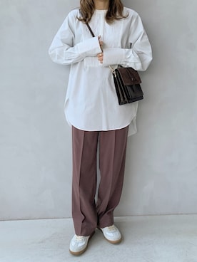 「GRL（グレイル）のアイテム（リング）」を使った、maamin♡さん（レディース・156cm）の冬コーディネート