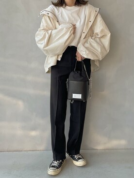 「ap retro（アプレトロ）のアイテム（ジャケット/アウター）」を使った、maamin♡さん（レディース・156cm）の冬コーディネート