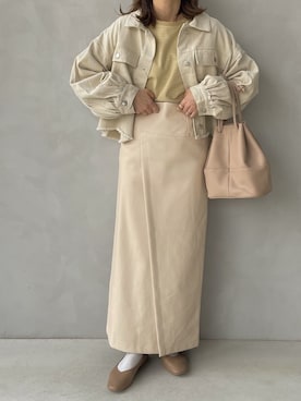 「RETRO GIRL（レトロガール）のアイテム（その他アウター）」を使った、maamin♡さん（レディース・156cm）の春コーディネート