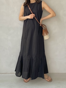 「TRIANGLE PALETTE（トライアングルパレット）のアイテム（ワンピース/ドレス）」を使った、maamin♡さん（レディース・156cm）の春コーディネート