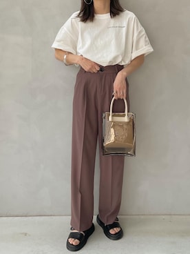 「GRL（グレイル）のアイテム（リング）」を使った、maamin♡さん（レディース・156cm）の春コーディネート