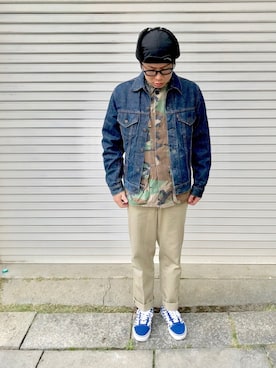 「70505」｜鳩ぴろさん（メンズ・171cm）の春コーディネート