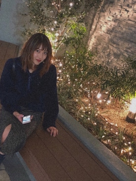 「アイテム（ピアス（両耳用））」を使った、あんころさん（レディース・169cm・20代）の秋コーディネート