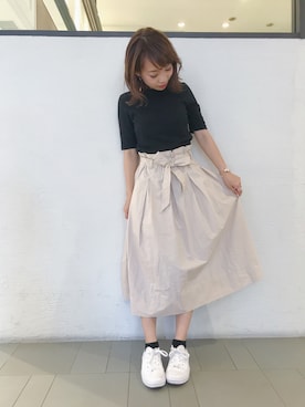 「アイテム（腕時計）」を使った、NORDICFeeling天神店スタッフさん（レディース・148cm）の夏コーディネート