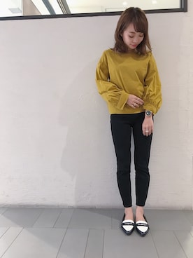 「アイテム（腕時計）」を使った、NORDICFeeling天神店スタッフさん（レディース・148cm）の冬コーディネート