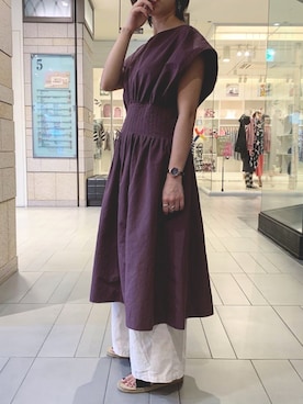 「アイテム（腕時計）」を使った、NORDICFeeling天神店スタッフさん（レディース・148cm）の春コーディネート