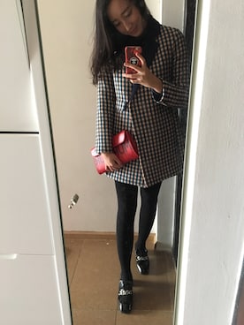 「MORE（モア）のアイテム」を使った、莹_小婊贝さん（レディース・166cm）の秋コーディネート