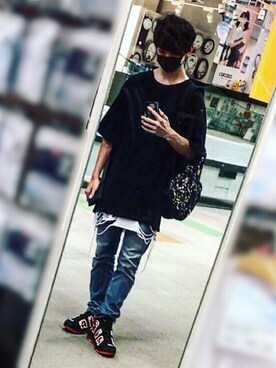 「フォロバ」｜「アイテム（その他シューズ）」を使った、off_ryunskさん（メンズ・166cm）の夏コーディネート