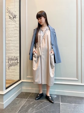 Nanaka Yotsuyaさん（レディース・165cm）の春コーディネート