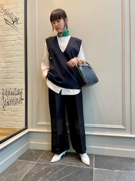 Nanaka Yotsuyaさん（レディース・165cm）の春コーディネート