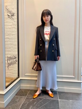 Nanaka Yotsuyaさん（レディース・165cm）の春コーディネート