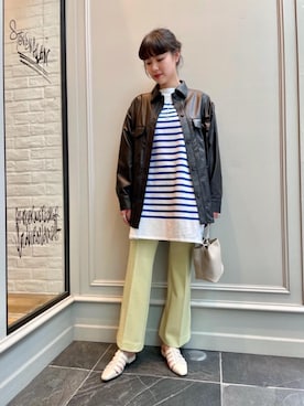 Nanaka Yotsuyaさん(レディース・165cm)の春コーディネート