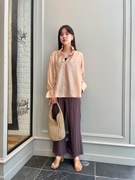 Nanaka Yotsuyaさん(レディース・165cm)の春コーディネート