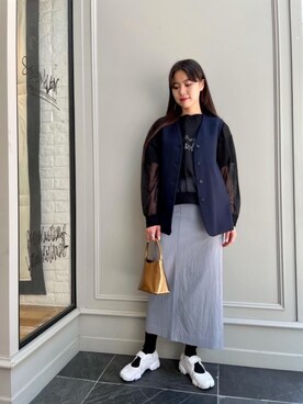 Nanaka Yotsuyaさん(レディース・165cm)の春コーディネート