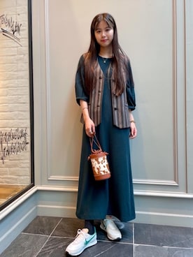 「RECOMMEND  ITEM STYLING」｜「アイテム（ワンピース/ドレス）」を使った、Nanaka Yotsuyaさん（レディース・165cm）の夏コーディネート