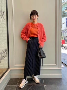 「RECOMMEND  ITEM STYLING」｜Nanaka Yotsuyaさん（レディース・165cm）の冬コーディネート