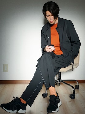 「ALDO（アルド）のアイテム」を使った、Masakiさん（メンズ・179cm）の春コーディネート