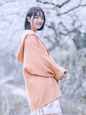 「Leur Getter（ルルゲッタ）のアイテム」を使った、Nayuさん（レディース・157cm）の春コーディネート