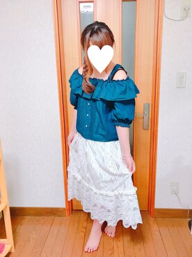 すず◡̈⋆さん(レディース・159cm)の夏コーディネート