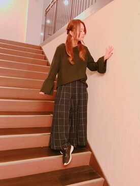 すず◡̈⋆さん（レディース・158cm）の秋コーディネート