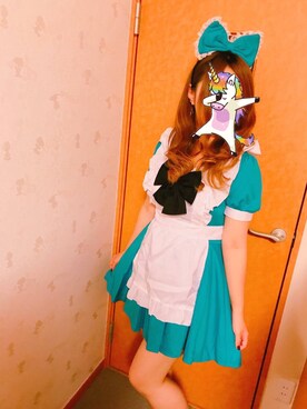 「LOFT（-）のアイテム（ワンピース/ドレス）」を使った、すず◡̈⋆さん（レディース・158cm）の秋コーディネート