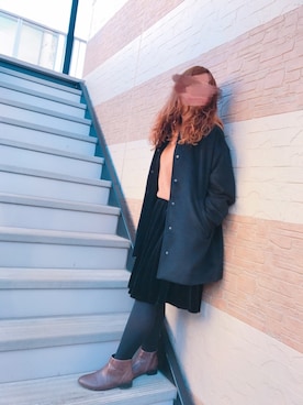 すず◡̈⋆さん（レディース・158cm）の冬コーディネート