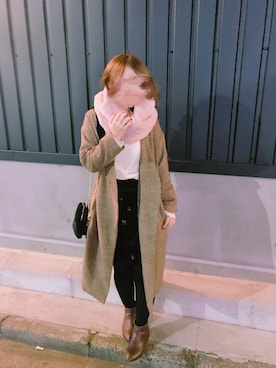 すず◡̈⋆さん（レディース・158cm）の冬コーディネート