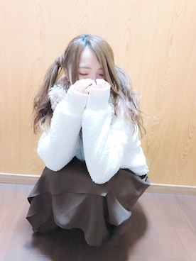 すず◡̈⋆さん（レディース・158cm）の冬コーディネート