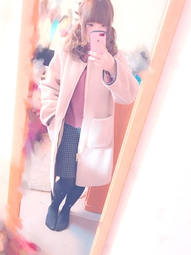 すず◡̈⋆さん(レディース・158cm)の冬コーディネート