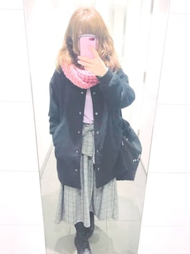 すず◡̈⋆さん(レディース・158cm)の冬コーディネート