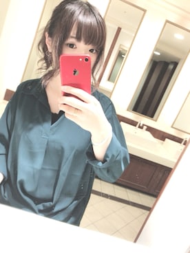 「青系コーデ」｜すず◡̈⋆さん（レディース・158cm）の春コーディネート