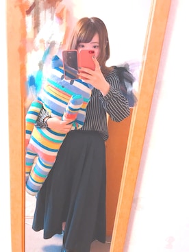 「シック」｜「アイテム（雑貨/ホビー）」を使った、すず◡̈⋆さん（レディース・158cm）の春コーディネート