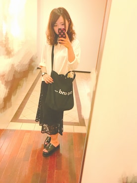 すず◡̈⋆さん（レディース・158cm）の夏コーディネート