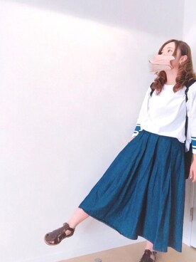 すず◡̈⋆さん（レディース・158cm）の夏コーディネート